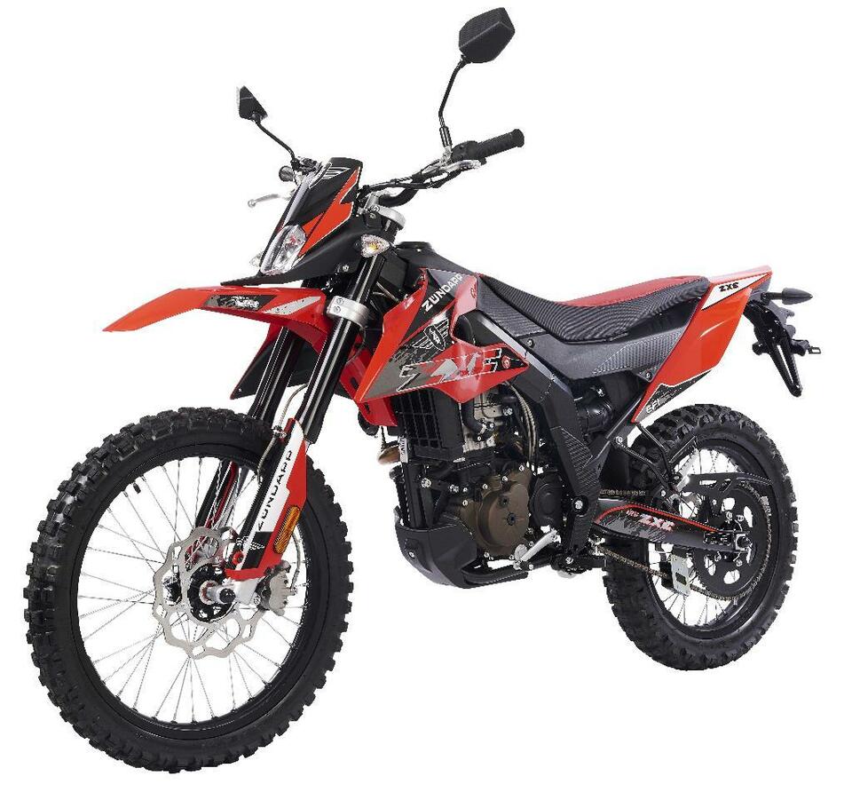 Zündapp XR 125 mit originalem Minarelli Motor sw/rot