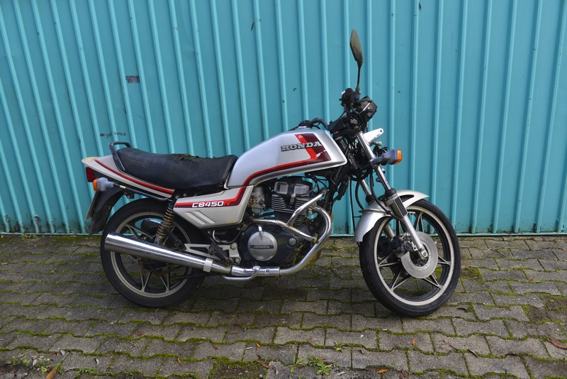 Honda CB 450 N Teileträger silber – Bild 3